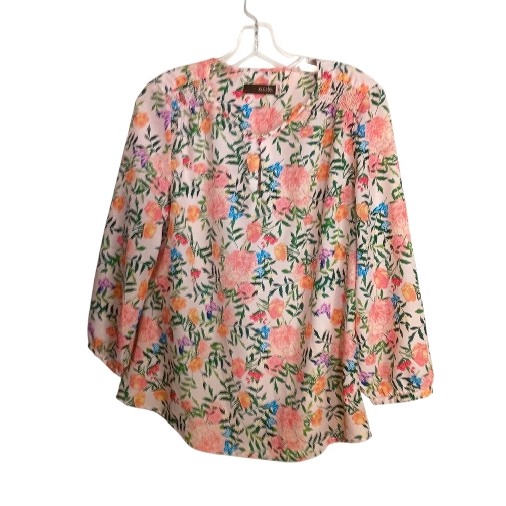 Crosby - Floral Women's Top -Large